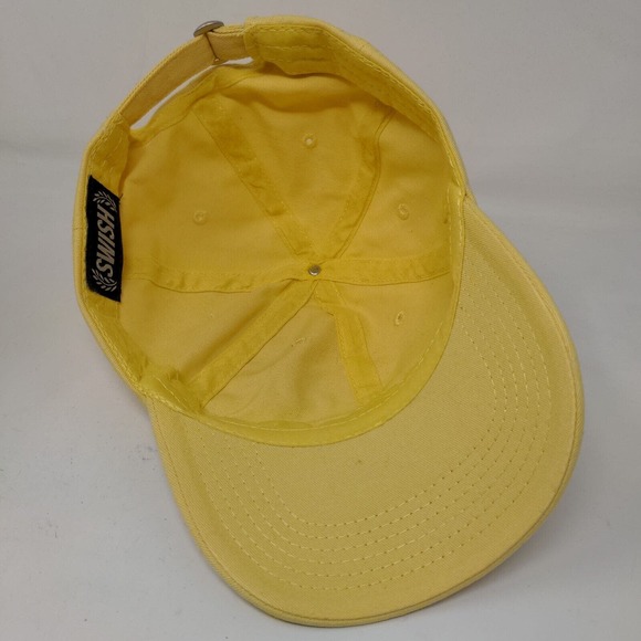 Swish Men's Slideback Hat Yellow Embroidered Babe Logo Tulip - Picture 6 of 7